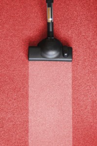 Carpet Cleaning on Red Carpet